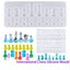 International Chess Checkers Silicone Mould Resin Epoxy Casting DIY Mold Tool Carousel 1