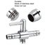 5x Air Flow Line Control Valve Aquarium Fish Tank Regulator Pump Tube Valve 4mm Carousel 8