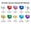 xTool 3mm Mirror Acrylic Sample Set-10pcs Carousel 4
