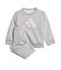 Adidas Toddlers Big Logo Jogger Set Grey/Pink - 12-18 months Carousel 1