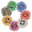 vidaXL Combine Poker/Blackjack Set with 600 Laser Chips Aluminium Carousel 5