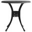 vidaXL Garden Table Black 78x78x72 cm Cast Aluminium Carousel 2