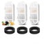 3 Pack Replacement Filters & Replacement Pre-Filter Sponges for Stainless Steel Carousel 8