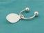 TIFFANY & CO Sterling Silver Return to Tiffany Oval Tag Keyring Carousel 2