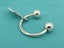 TIFFANY & CO Sterling Silver Return to Tiffany Oval Tag Keyring Carousel 3