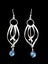 Blue Lapis and 925 Silver Drop Earrings Carousel 1