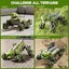 8WD Remote Control Car 2.4GHz Monster Truck for Kids Ages 4-13 Green Carousel 7