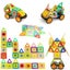 Mibote Magnetic Building Blocks (126-pieces) Carousel 5