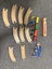 The Whistlin' Dixie Line Wooden Train Whistle 8" set Carousel 1