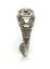 ANTIQUE Filigree Work, 18ct White Gold & Diamond Ring Carousel 4