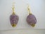 genuine amethyst stone earring Carousel 2