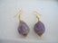 genuine amethyst stone earring Carousel 3