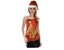 Womens Merry Christmas Tree Sequin Singlet Camisole Cami Costume Xmas Party Carousel 1