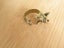 French Bulldog Ring Gold Colour Adjustable size Carousel 1