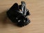 Black Split Skull Ring Size 11 Carousel 1