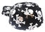 Pirate Hat Bandana Style Fancy Dress Costume Halloween Caribbean - Black/Silver Carousel 1