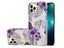 Finger Ring Kickstand Case Cover for iPhone 13 Pro Max Flower Carousel 1