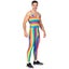 Adult Unisex Rainbow Stripe Unitard Mardi Gras LGBT LGBTQ Pride Gay Carousel 4
