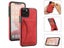 PU Leather Magnetic Kickstand Case Cover for iPhone 11 Pro Red Carousel 1