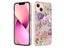 Finger Ring Kickstand Case Cover for iPhone 14 Flower Carousel 1