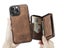Magnetic Detachable Kickstand Wallet Case Cover for iPhone 14 Pro Max 6.7" Brown Carousel 2