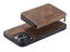 Magnetic Detachable Kickstand Wallet Case Cover for iPhone 14 Pro Max 6.7" Brown Carousel 3