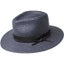 Bailey Mens Dreyer Paper Straw Hat Fedora Woven - Slate Carousel 1