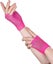 24 Pair Fishnet Gloves Fingerless Wrist Length 70s 80s Costume Party - Hot Pink Carousel 1