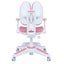 6x Ergonomic Children Kids Study Chairs Height Adjustable - Pink Carousel 8