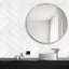 Tile Vinyl Peel n Strick Wall / Splashback White Herringbone (10 pack) Carousel 4