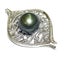 Handmade Round 12mm Peacock Grey Green Tahitian Pearl Pendant Carousel 4