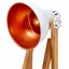61cm Bamboo Easel Table Lamp Modern Scandi Designer Desk Light Bedroom Office Carousel 3