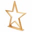 52cm Bamboo Star LED Table Desk Lamp Light Modern Designer - Natural Carousel 6