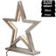33cm Bamboo Star LED Table Lamp Light Modern Bedside - Antique Timber Carousel 2