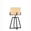 Modern Scandi Metal Dimmable Table Desk Lamp Light w/ Linen Shade - Matte Black Carousel 2