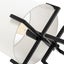Modern Scandi Metal Dimmable Table Desk Lamp Light w/ Linen Shade - Matte Black Carousel 3