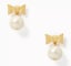 Kate Spade pearl bow earrings - new, vintage Carousel 9
