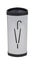 Alba Umbrella Stand / Bin 600 x 260mm Silver Carousel 1
