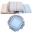 Mens HANDKERCHIEFS 100% Cotton Pocket Square Hanky Handkerchief 35x35cm - 4 H... Carousel 1
