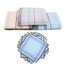 Mens HANDKERCHIEFS 100% Cotton Pocket Square Hanky Handkerchief 35x35cm - 4 H... Carousel 2
