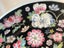 Vintage China Jingdezhen Zhongguo Famille Noir Floral Plate Carousel 2