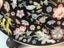 Vintage China Jingdezhen Zhongguo Famille Noir Floral Plate Carousel 5