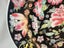 Vintage China Jingdezhen Zhongguo Famille Noir Floral Plate Carousel 6