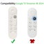 Chromecast Streamer Remote - Silicone protective Cover - New 2025 Black or Glow Carousel 4