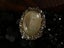 Vintage MOP Scarf Clip Enhancer on French Jet Deco Era Beaded Necklace Carousel 10