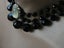 Vintage MOP Scarf Clip Enhancer on French Jet Deco Era Beaded Necklace Carousel 2