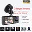 3 Channel Car DVR HD 1080P 3-Lens Inside Vehicle Dash CamThree Way Camera DVR... Carousel 3