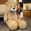 Giant 105cm Soft Teddy Bear Plush Toys White&Pink&Brown Bear Super Big Huggin... Carousel 4