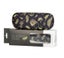 Parrs Glasses Case Black Gold Birds Carousel 1