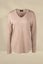 Vassalli Merino V Neck Top with Button Cuff Detail Twig Carousel 5